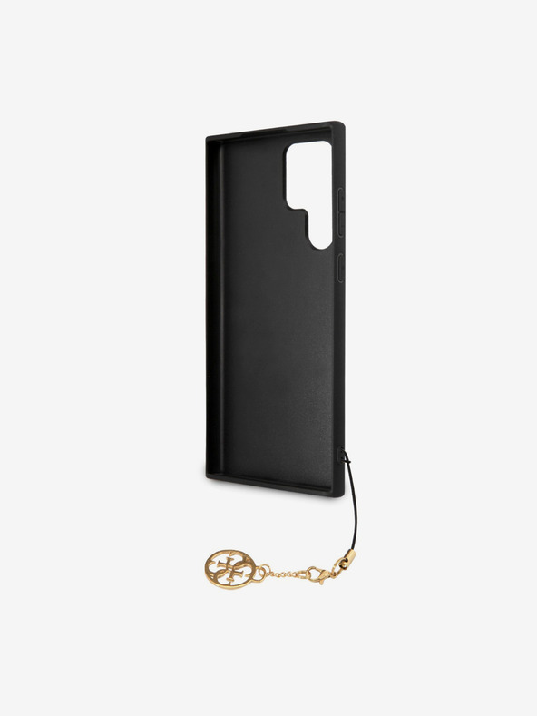 Guess 4G Charm Backcase for Samsung Galaxy S24 Ultra Grey Phone Case