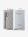 Guess Guess 4G Charm Back Cover für iPhone 16 Ton in Ton Pink