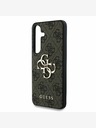 Guess Guess PU 4G Metall-Logo Rückseitenschutz für Samsung Galaxy S25+ Braun