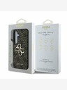 Guess Guess PU 4G Metall-Logo Rückseitenschutz für Samsung Galaxy S25+ Braun