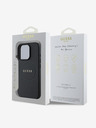 Guess Guess PU Grained Classic Logo MagSafe Schutzhülle für iPhone 16 Pro Schwarz
