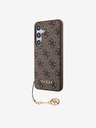 Guess Guess 4G Charm Schutzhülle für Samsung Galaxy S24 Braun
