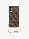 Guess Guess 4G Charm Schutzhülle für Samsung Galaxy S24 Braun