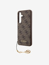 Guess Guess 4G Charm Schutzhülle für Samsung Galaxy S24 Braun