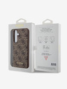 Guess Guess 4G Charm Schutzhülle für Samsung Galaxy S24 Braun