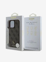 Guess Guess PU 4G Small Metal Logo MagSafe Schutzhülle für iPhone 16 Pro Max Braun