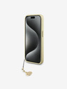 Guess Guess 4G Charm Back Cover für iPhone 15 Pro Braun