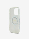 Guess Guess IML Strass Ring MagSafe Schutzhülle für iPhone 16 Pro Weiß