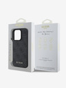 Guess Guess 4G Charm Back Cover für iPhone 16 Pro Max Ton in Ton Grau