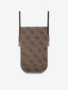 Guess Guess PU 4G Big Love Logo Handytasche Braun