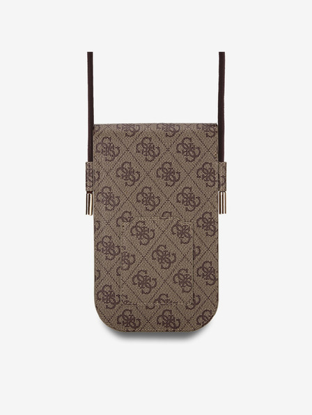 Guess Guess PU 4G Big Love Logo Handytasche Braun