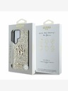 Guess Guess PU Fixed Glitter 4G Metall-Logo Rückseite für Samsung Galaxy S25 Ultra Gold