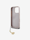Guess Guess 4G Charm Back Cover für iPhone 16 Pro Max Ton in Ton Pink
