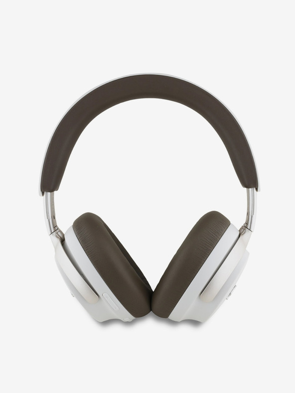 Guess Guess PU Leder Script Logo ANC/ENC Kabellose Kopfhörer Beige