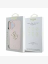 Guess Guess PU genarbtes 4G Metall-Logo Backcover für iPhone 16 Pink