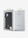 Guess Guess PU 4G Small Metal Logo MagSafe Schutzhülle für iPhone 16 Grau