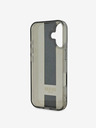 Guess Guess IML Middle 4G Stripe Back Cover für iPhone 16 Schwarz
