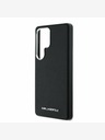 Karl Lagerfeld Karl Lagerfeld PU Saffiano Metall-Logo und Rahmen Backcover für Samsung Galaxy S25 Ultra Schwarz
