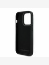 Karl Lagerfeld Karl Lagerfeld 3D-Gummi-Glitzer-Logo-Rückseite für iPhone 13 Pro Schwarz
