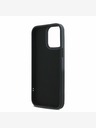 Karl Lagerfeld Karl Lagerfeld 3D-Gummi-Glitzer-Logo-Rückseite für iPhone 15 Pro Max Schwarz