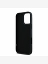 Karl Lagerfeld Karl Lagerfeld 3D Rubber Glitter Logo Back Cover für iPhone 16 Pro Max Schwarz