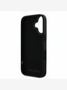 Karl Lagerfeld Karl Lagerfeld 3D Rubber Glitter Logo Back Cover für iPhone 16 Schwarz