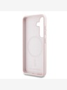 Karl Lagerfeld Karl Lagerfeld Liquid Silicone K&CH Heads MagSafe Back Cover für Samsung Galaxy S25+ Pink