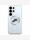 Karl Lagerfeld Karl Lagerfeld IML K&CH Heads MagSafe Back Cover für Samsung Galaxy S25 Ultra Transparent