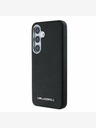 Karl Lagerfeld Karl Lagerfeld PU Saffiano Metall Logo und Rahmen Back Cover für Samsung Galaxy S25 Schwarz
