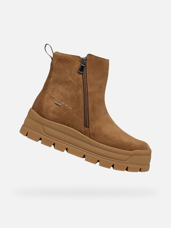 Geox Braun Damen Geox Spherica Ec7.1 Abx Stiefelette