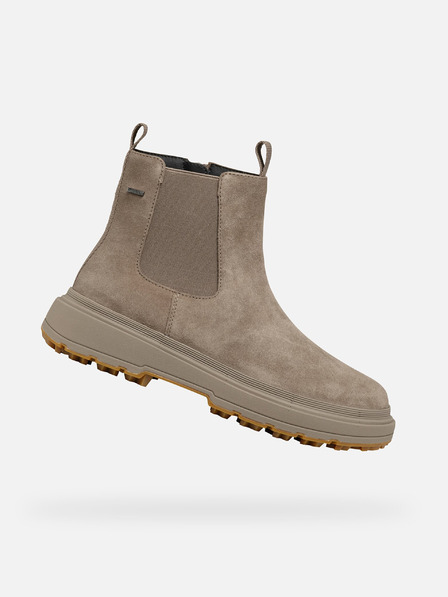 Geox Beige Damen Geox Lamidie + Grip Stiefelette Abx