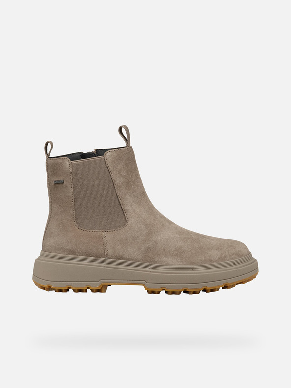 Geox Beige Damen Geox Lamidie + Grip Stiefelette Abx