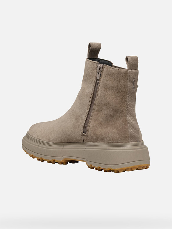 Geox Beige Damen Geox Lamidie + Grip Stiefelette Abx