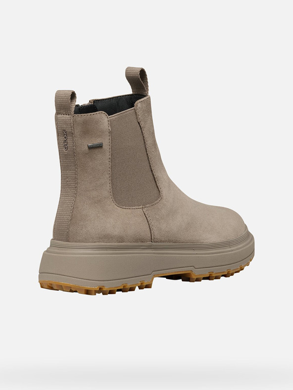 Geox Beige Damen Geox Lamidie + Grip Stiefelette Abx