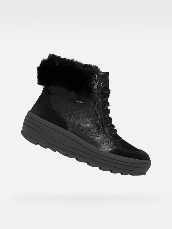 Geox Schwarz Damen Geox Milleiny Abx Stiefelette