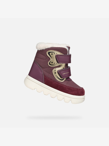 Geox Burgundy Mädchen Winterschuhe Geox Willaboo B A
