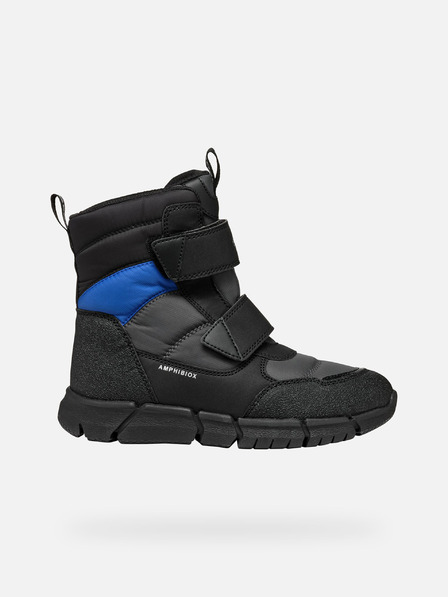 Geox Graue Jungen-Stiefeletten Geox Flexyper B Abx
