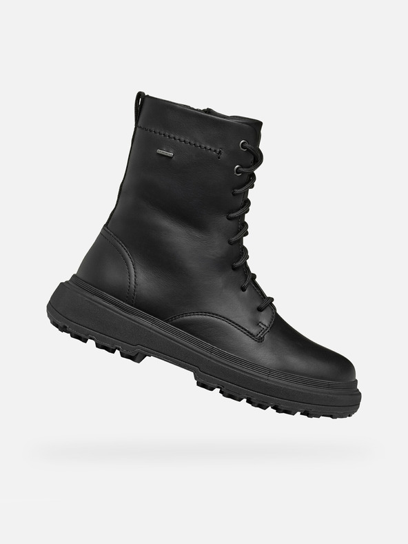 Geox Schwarze Damen Geox Lamidie + Grip ABX Stiefeletten