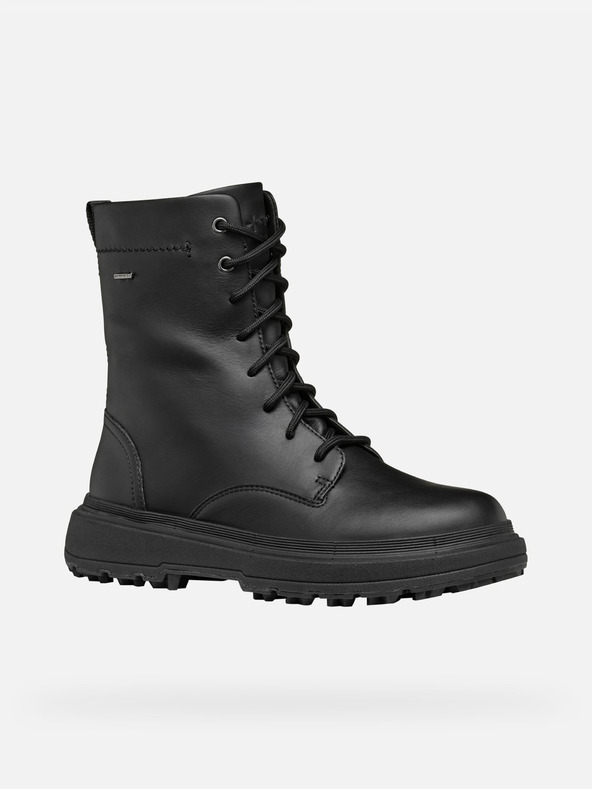 Geox Schwarze Damen Geox Lamidie + Grip ABX Stiefeletten
