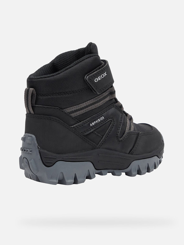 Geox Schwarze Jungen Stiefeletten Geox Himalaya B Abx