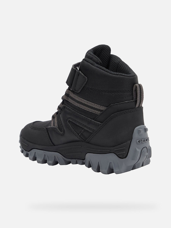 Geox Schwarze Jungen Stiefeletten Geox Himalaya B Abx