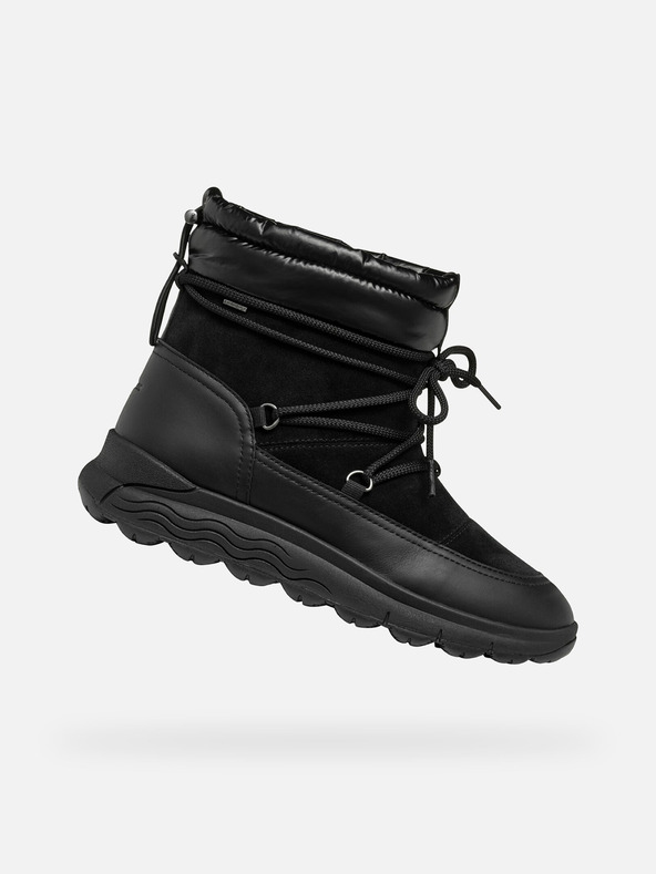 Geox Schwarz Damen Geox Spherica 4X4 Abx Stiefelette