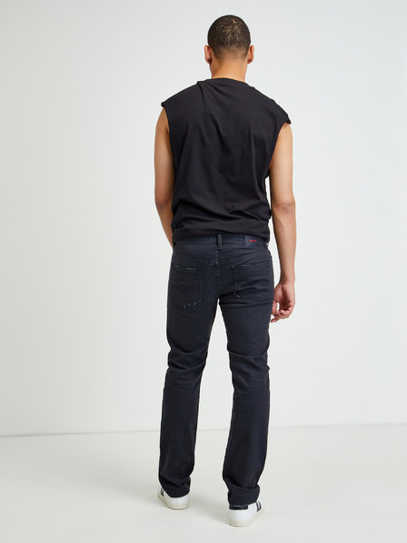 Diesel Dunkelgraue Herrenjeans Diesel Buster Straight Fit