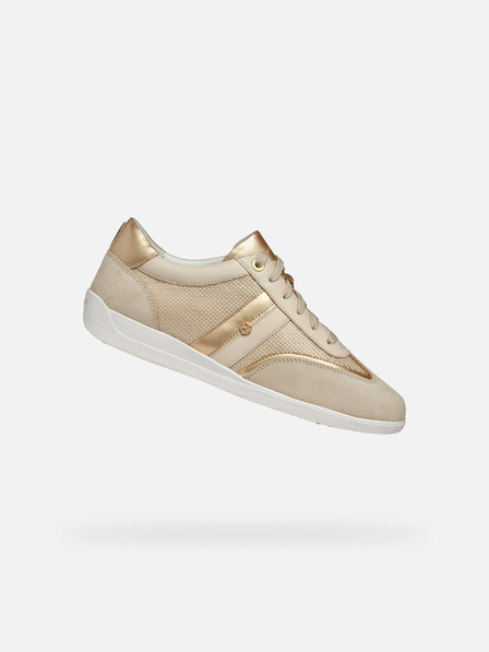 Geox Gold Frauen Geox Myria Turnschuhe