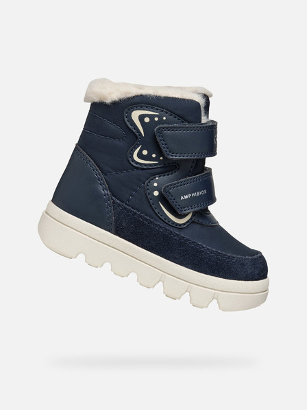 Geox Dunkelblauer Mädchen-Winterschuh Geox Willaboo B A