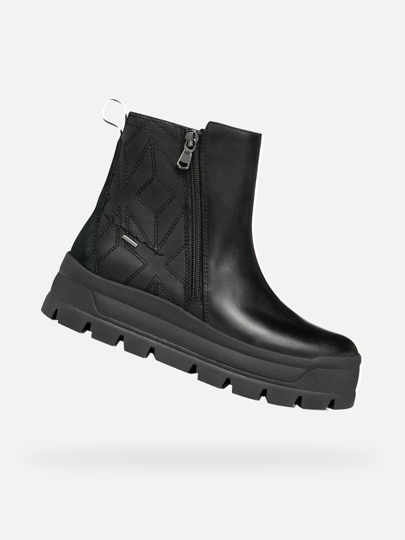 Geox Schwarze Damenstiefeletten Geox Spherica Ec7.1 Abx