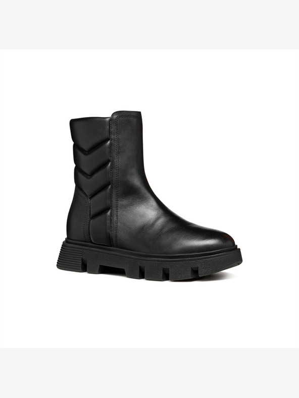 Geox Schwarze Damenstiefel Geox Vilde