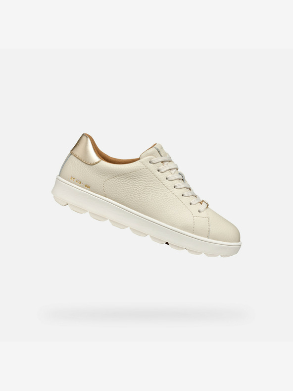 Geox Creme Damen Geox Spherica Turnschuhe ECUB-1