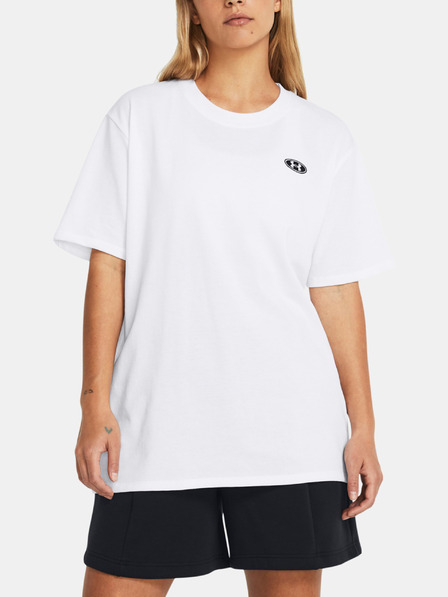 Under Armour Damen T-Shirt Under Armour UA HW Embroid Patch BFOS SS