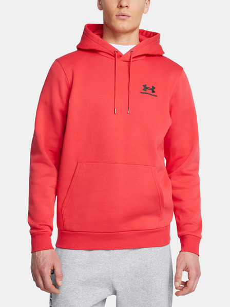 Under Armour Herren Under Armour UA Icon Fleece-Kapuzenpullover-ROT